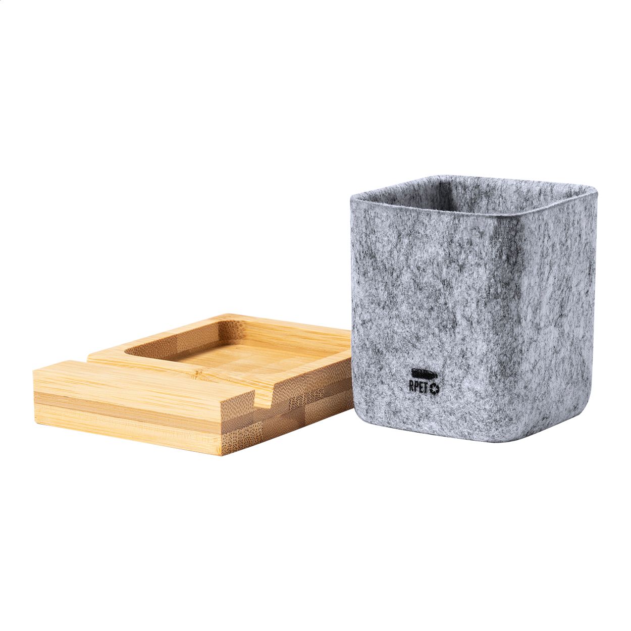 Schreibtisch-Organizer Firdex - natur - grau-971