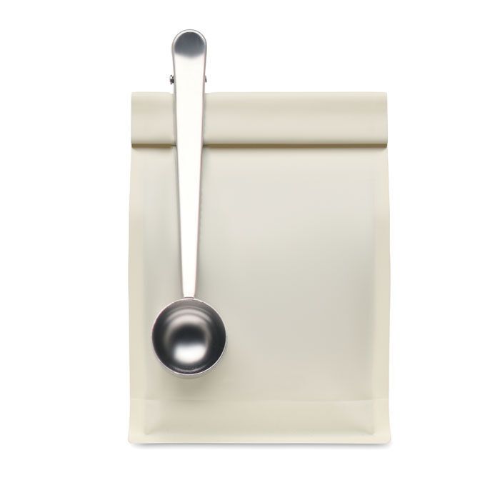 Dosierlöffel mit Klemme SPOONCOOP - silber-637