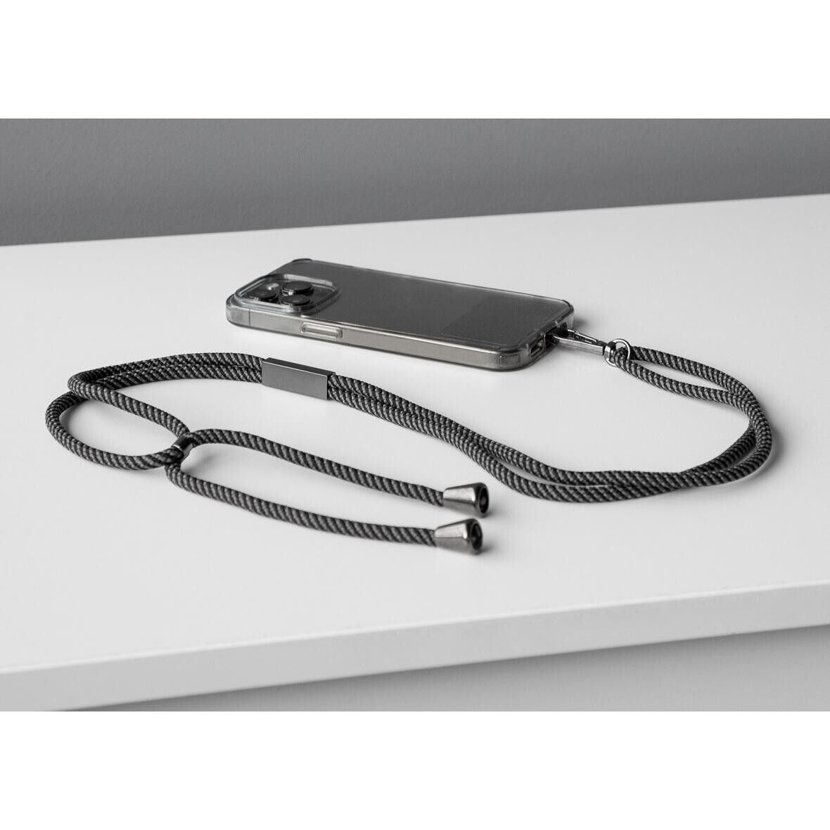 Handykette Universal - schwarz - grau-371