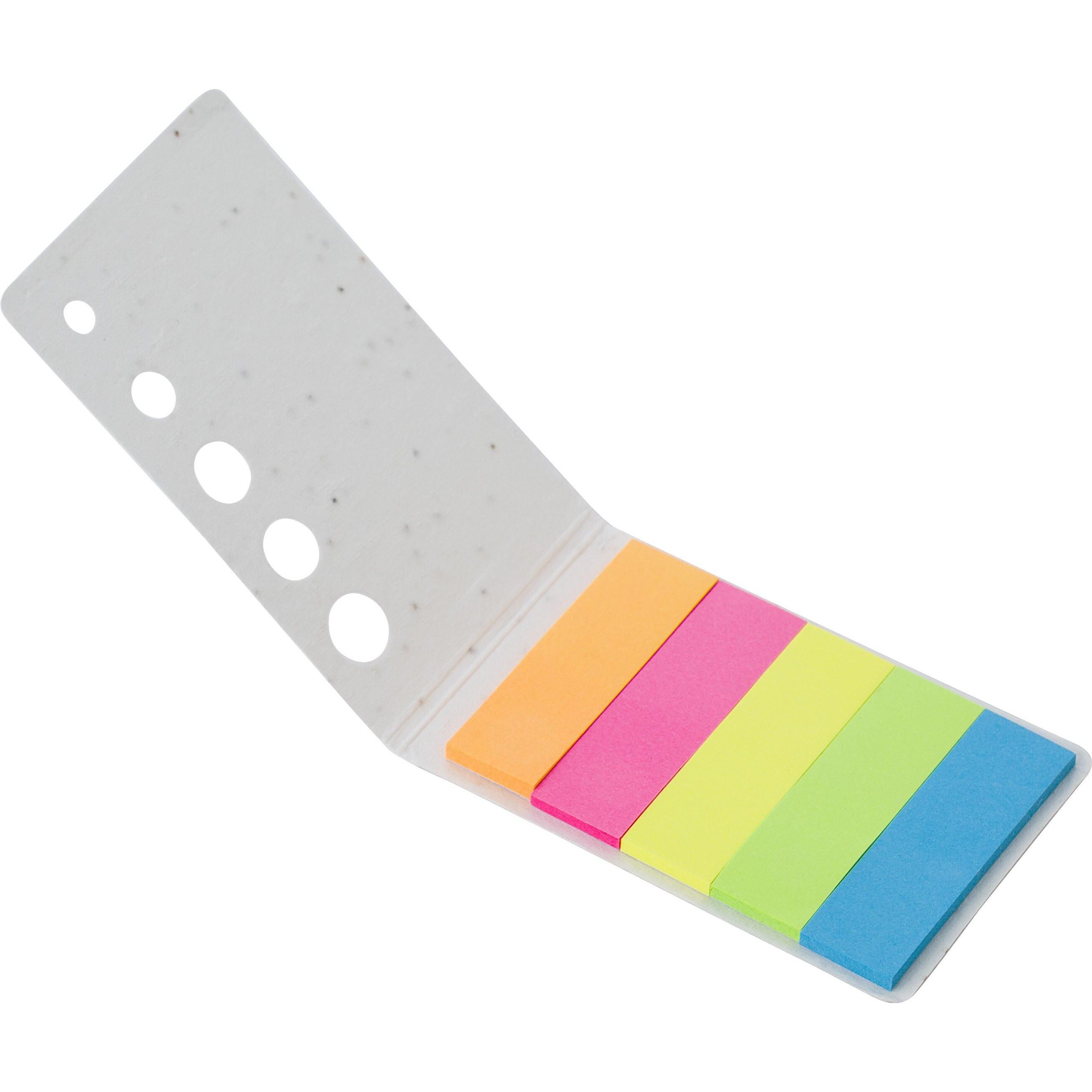 Haftnotizen aus Saatgutpapier Natalja - weiß-332