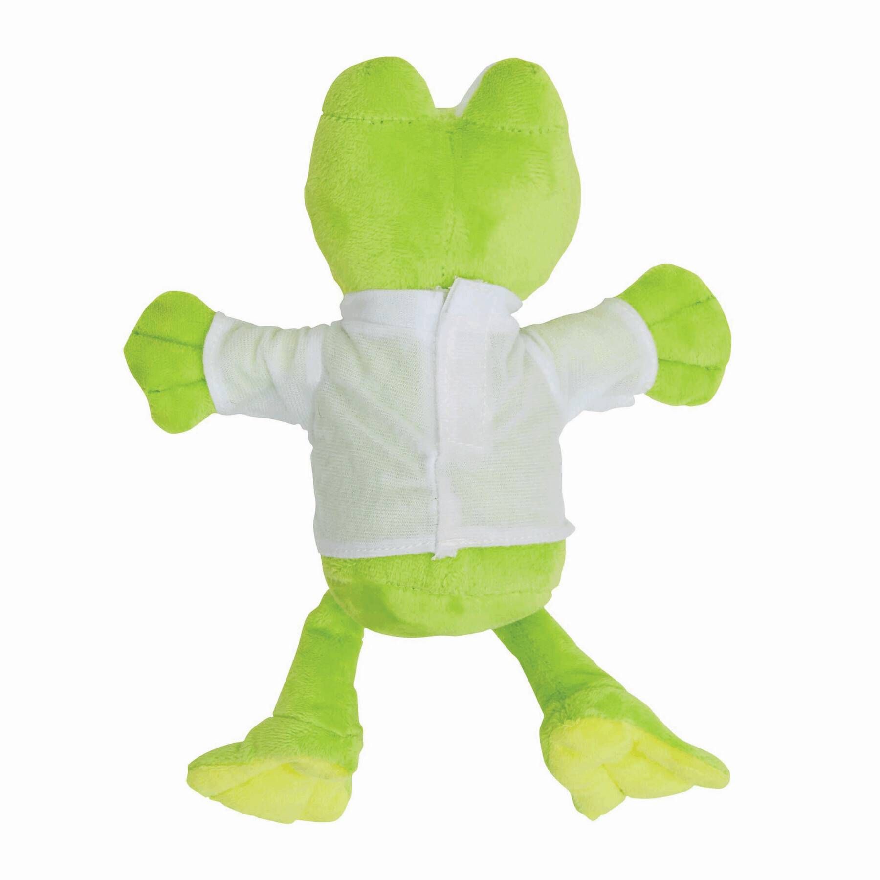 Plüsch-Frosch FRIEDA - grün - weiß-299