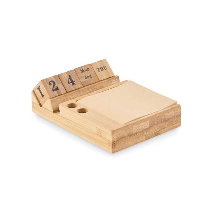 Tischkalender Bambus BOOTOP - holz-536