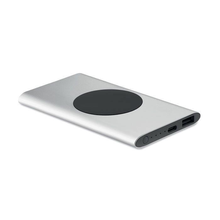 Powerbank mit Ladestation 15W POWERPLUS - mattsilber-134