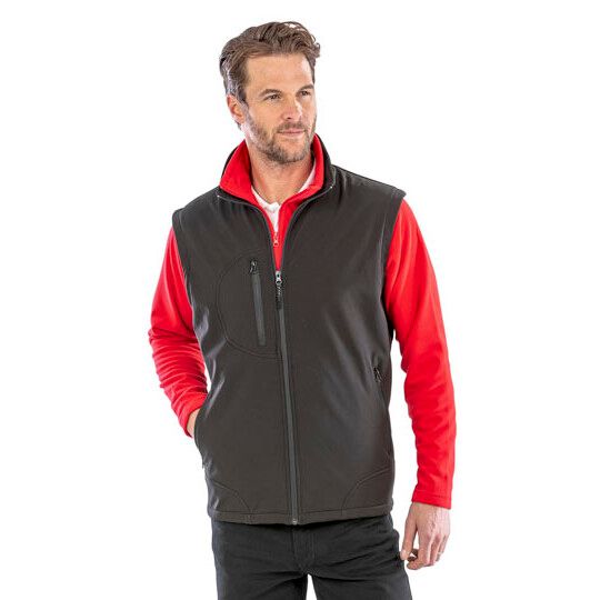 Soft Shell Bodywarmer - red - black-113