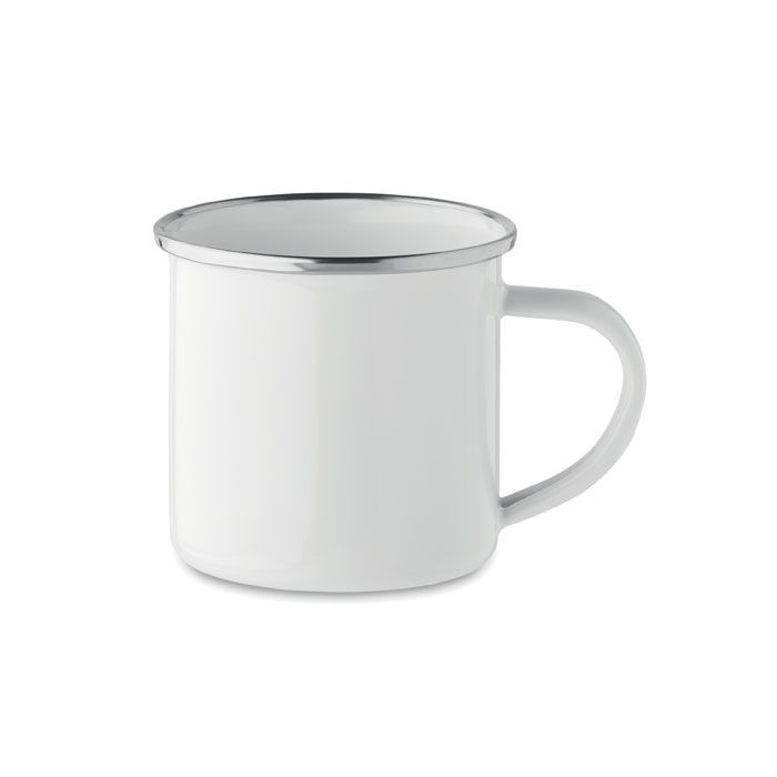 Emaille-Becher Subli 200 ml PLATEADO S - weiß-818