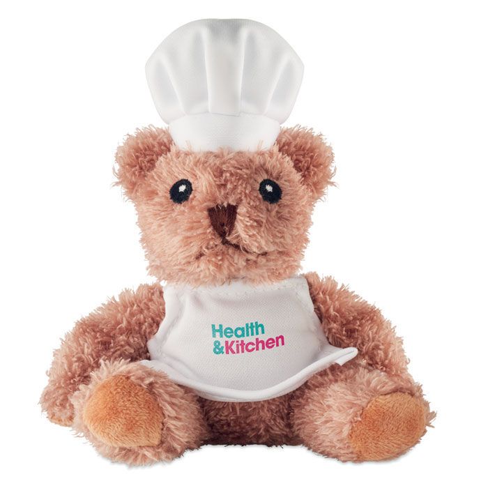 Teddybär Koch TEDDCHEF - weiß-48
