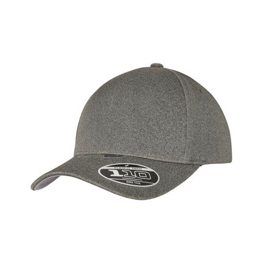 110 Melange Unipanel Cap - dark grey-77