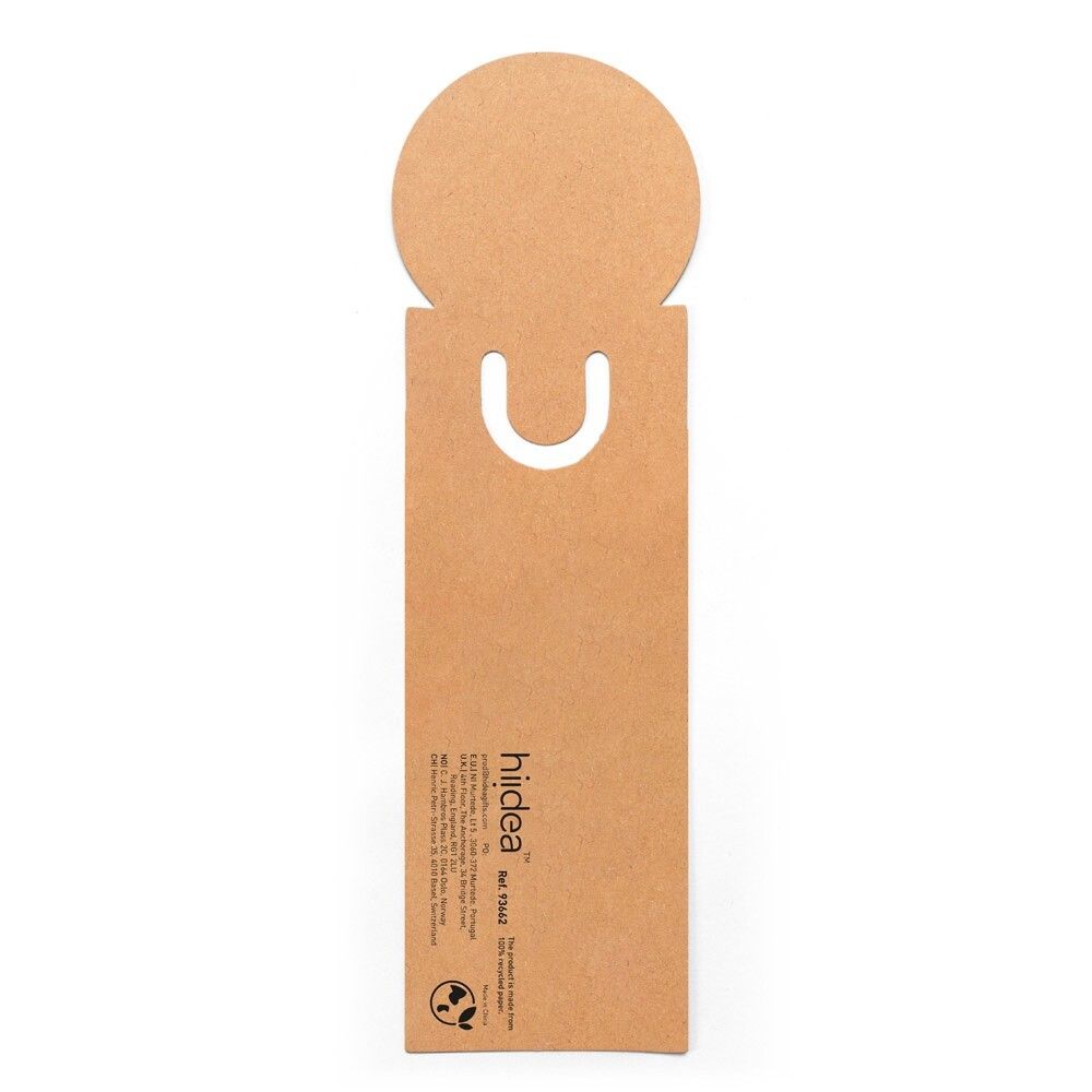 SAWYER Büroset 3-in-1- aus 100 % Recyclingpapier mit runder Oberseite und schwarzem Aufdruck rundum - natur-301