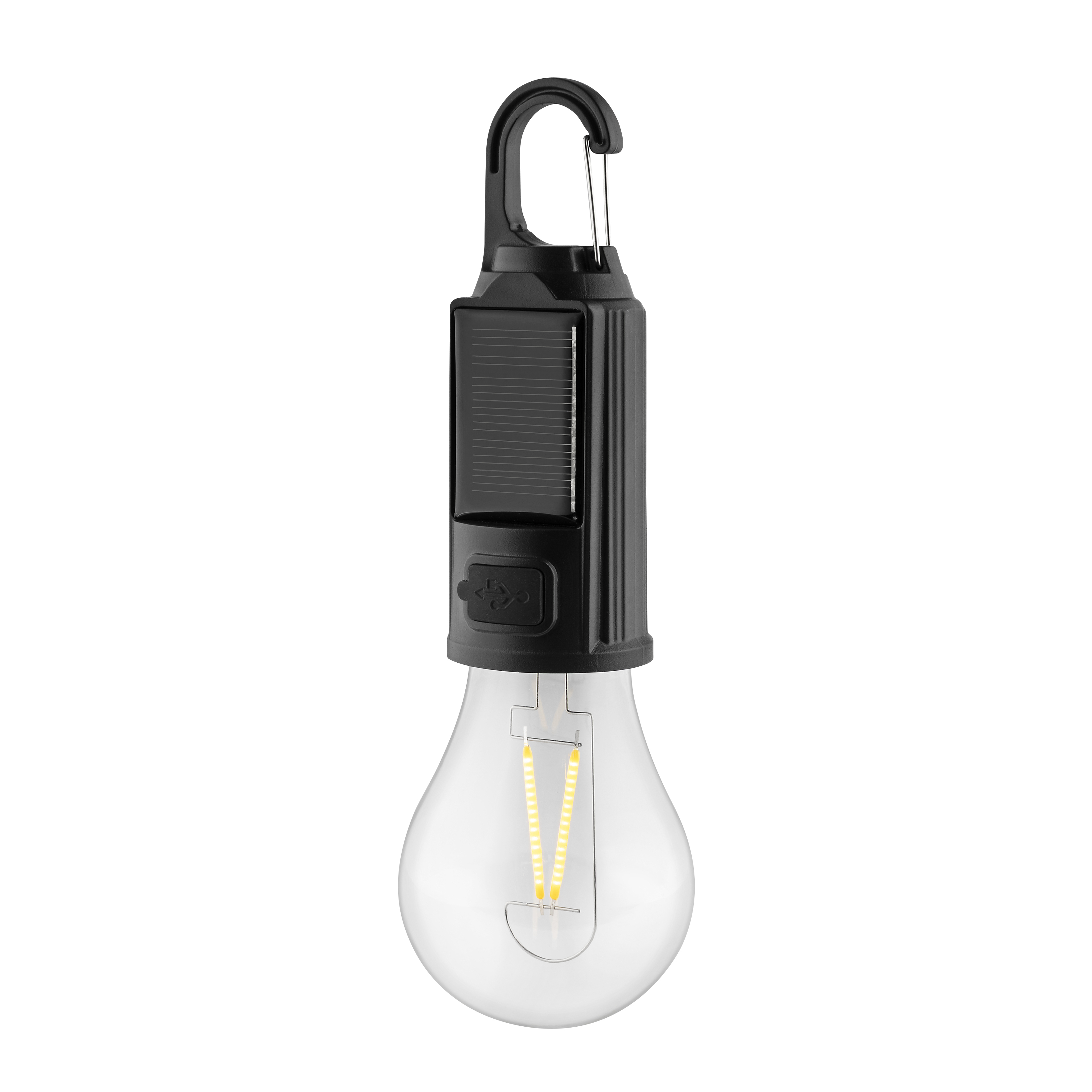 Metmaxx® Lampe "LuminaAuraSolar" - schwarz-506