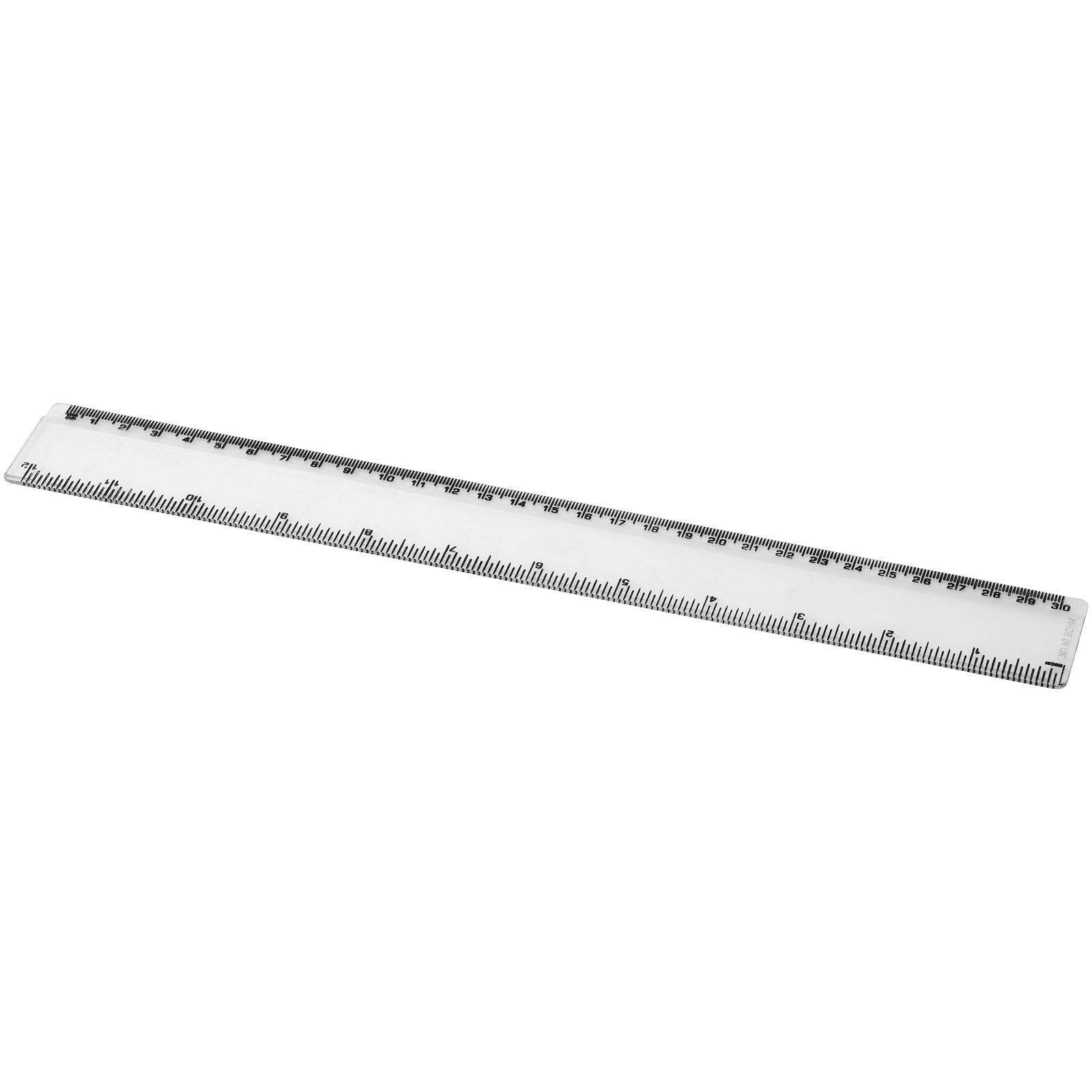 Renzo 30 cm Kunststofflineal - transparent klar-672