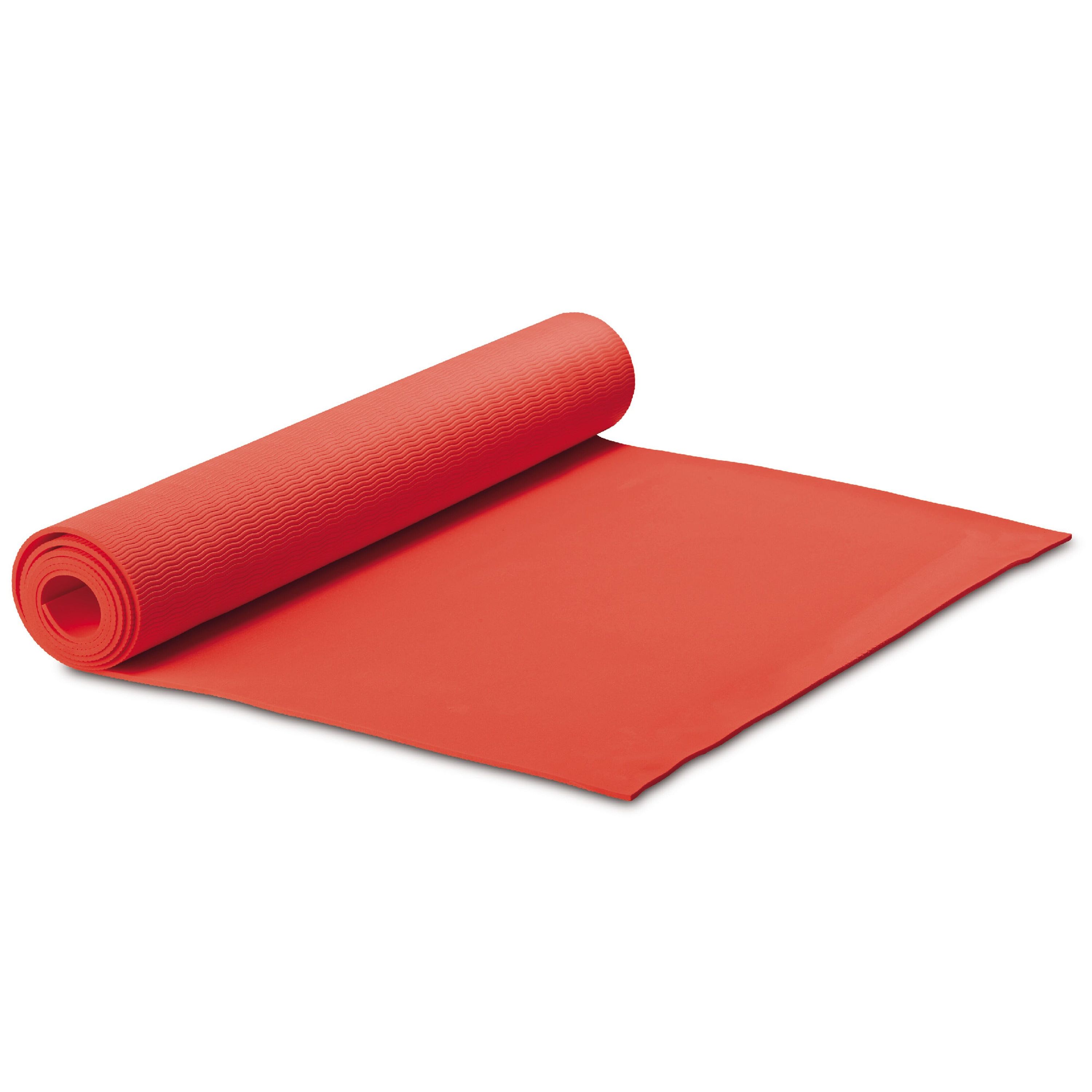 Fitness-Yogamatte mit Trageriemen - rot-820