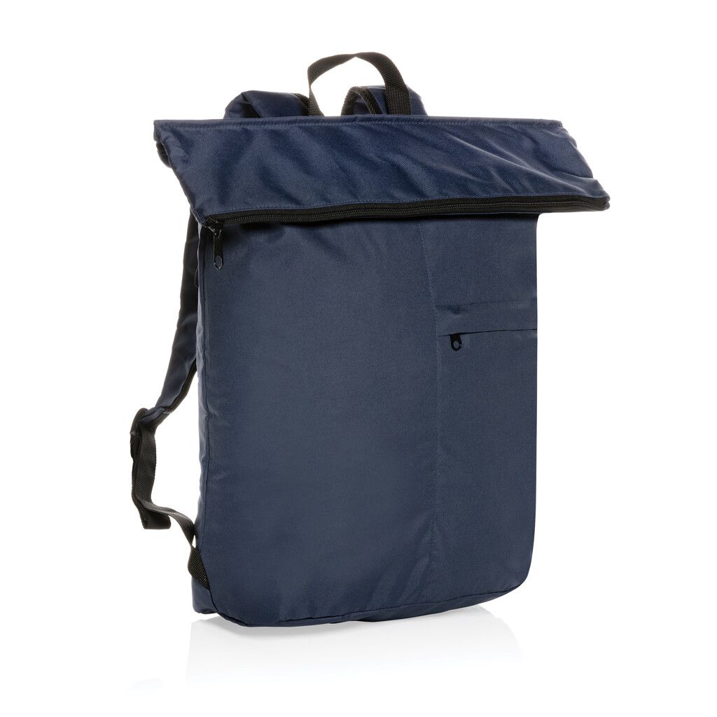 Dillon AWARE™ RPET faltbarer Lightweight-Rucksack - navy blau-5