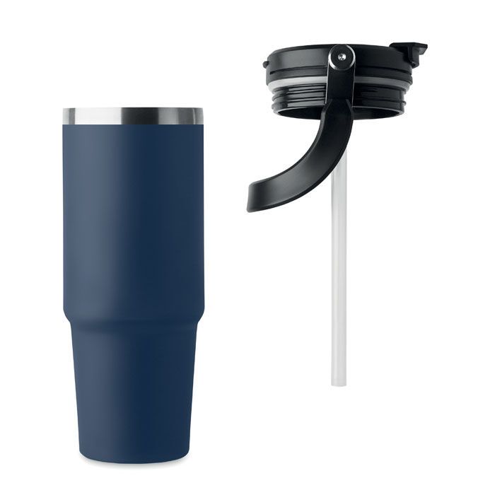 Doppelwandiger Becher 850 ml SUMA HAND - marineblau-990