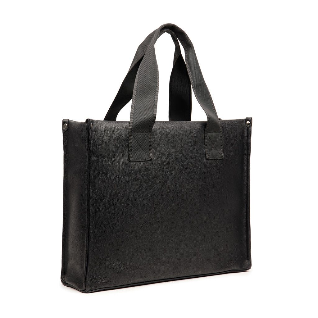 VINGA Bermond Tragetasche aus RCS recyceltem PU - schwarz-313