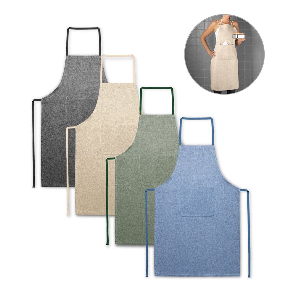 ZIMBRO Schürze mit recycelter Baumwolle (140 g/m²) - königsblau-322