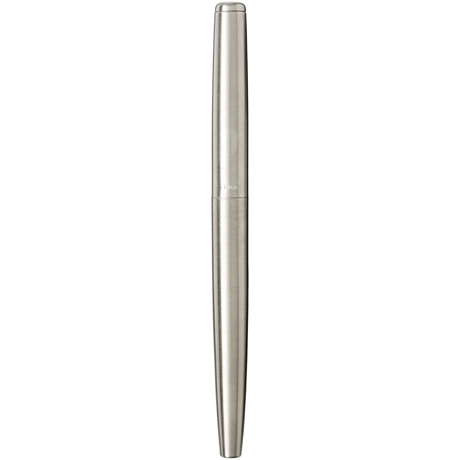 Parker Jotter Füllfederhalter Edelstahl (blaue Mine) - edelstahl grau -  chrom-397