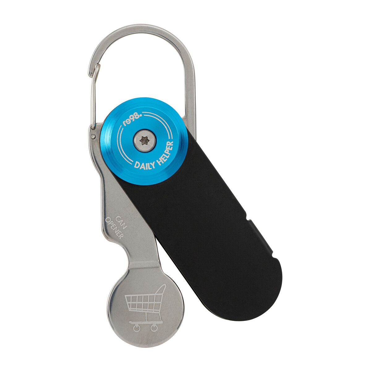 Einkaufswagenlöser RE98-DAILY HELPER CADDY - schwarz cyan-221