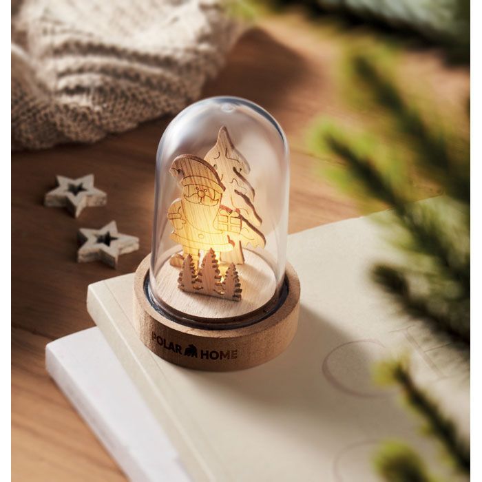 Weihnachtsdekoration mit LED ROVANI - holz-340
