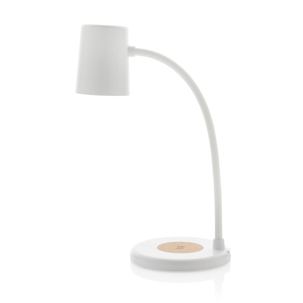 Zenara 15W Schreibtischlampe aus RCS rec. Plastik & Kork - weiß-295
