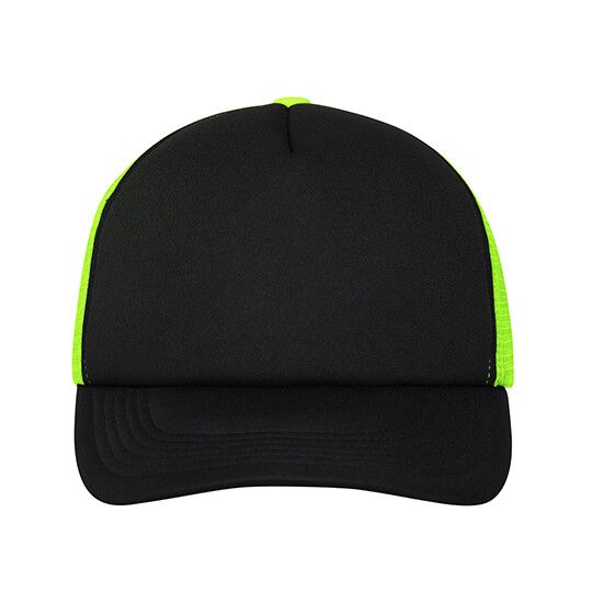 black - neon yellow