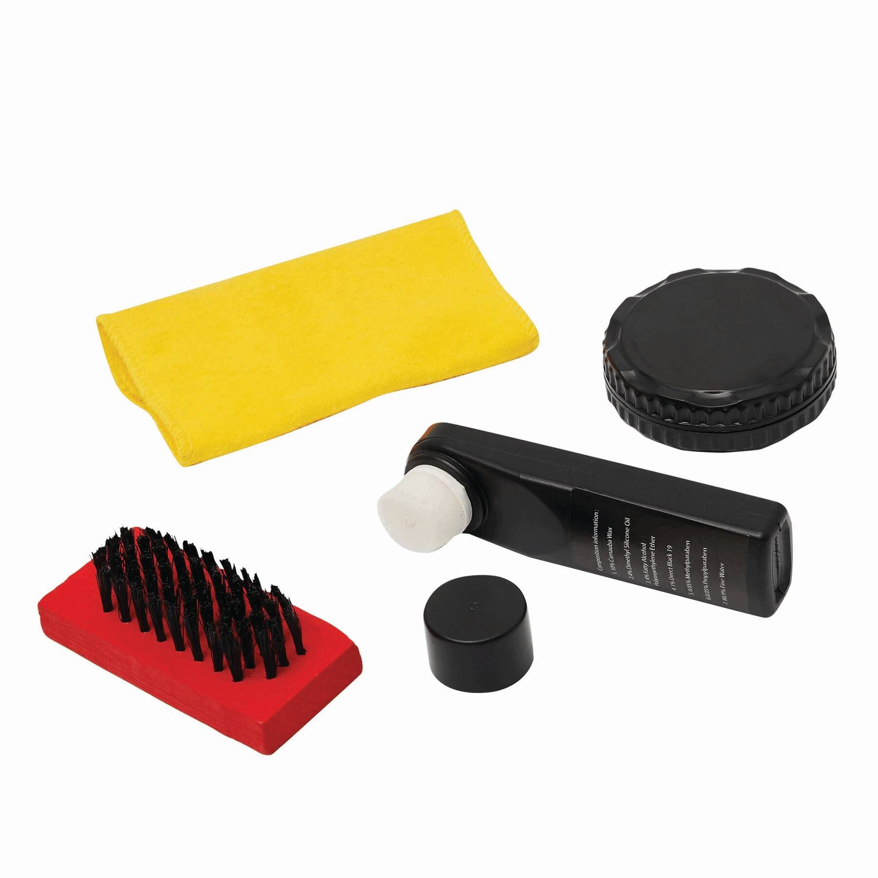 Schuhputzset SMALL SHINE - gelb - rot - schwarz-288