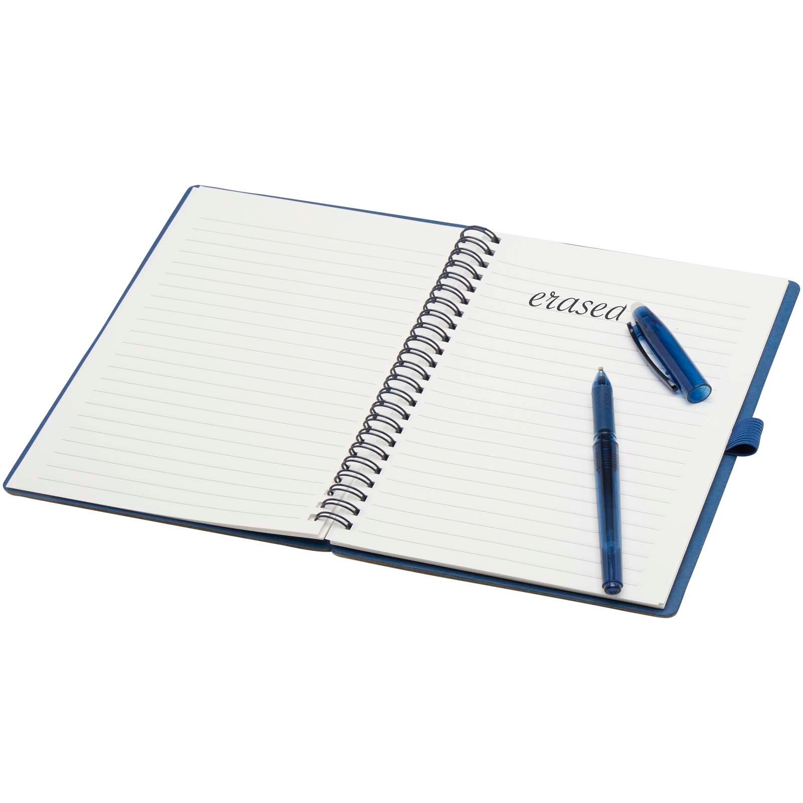 Slate A5 wiederverwendbares Hardcover Notizbuch und Stiftset (schwarze Mine) - navy-230