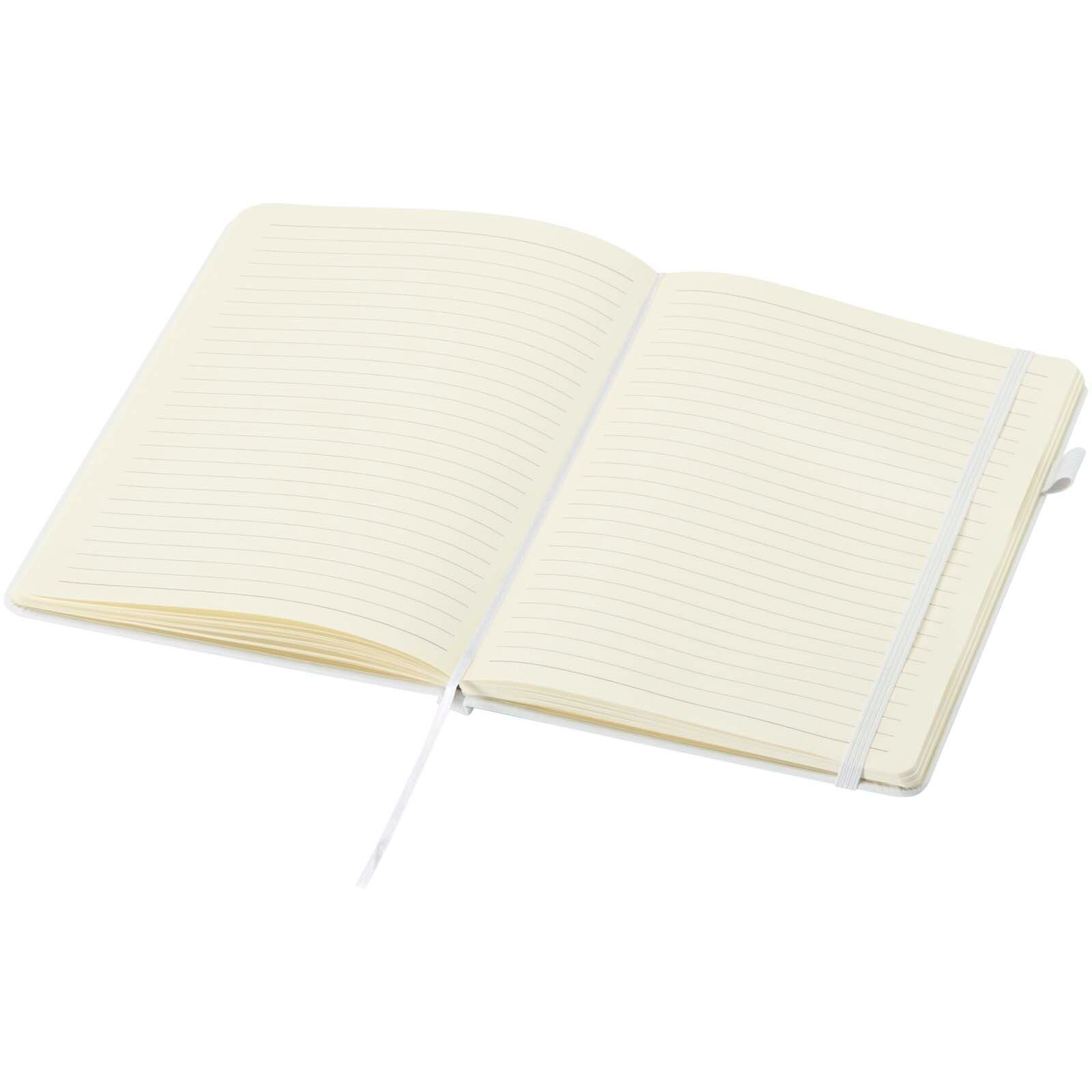 Liss A5 Hardcover Notizbuch aus recyceltem Kunststoff - weiss-571