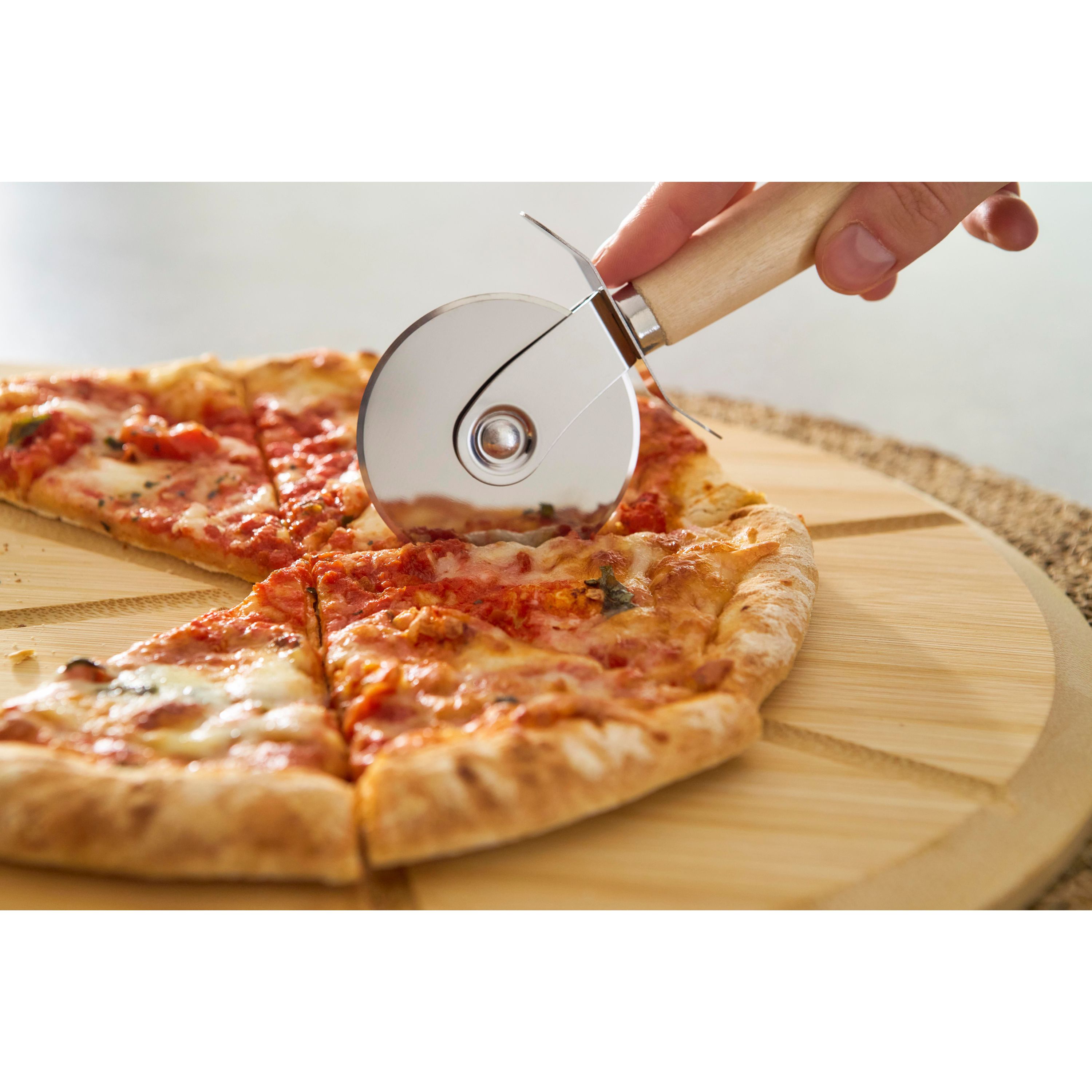 Pizzabrett aus Bambus Vale - braun-85