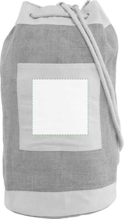 Veredelungsposition Tasche auf der Vorderseite
