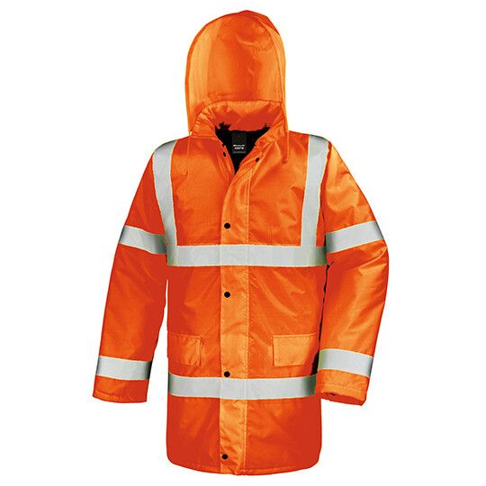 High Vis Motorway Coat - fluorescent orange-698