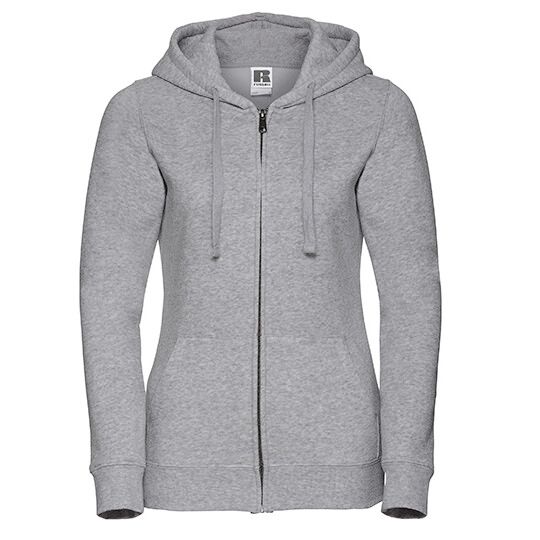 Ladies´ Authentic Zipped Hood Jacket - light oxford heather - XS-470