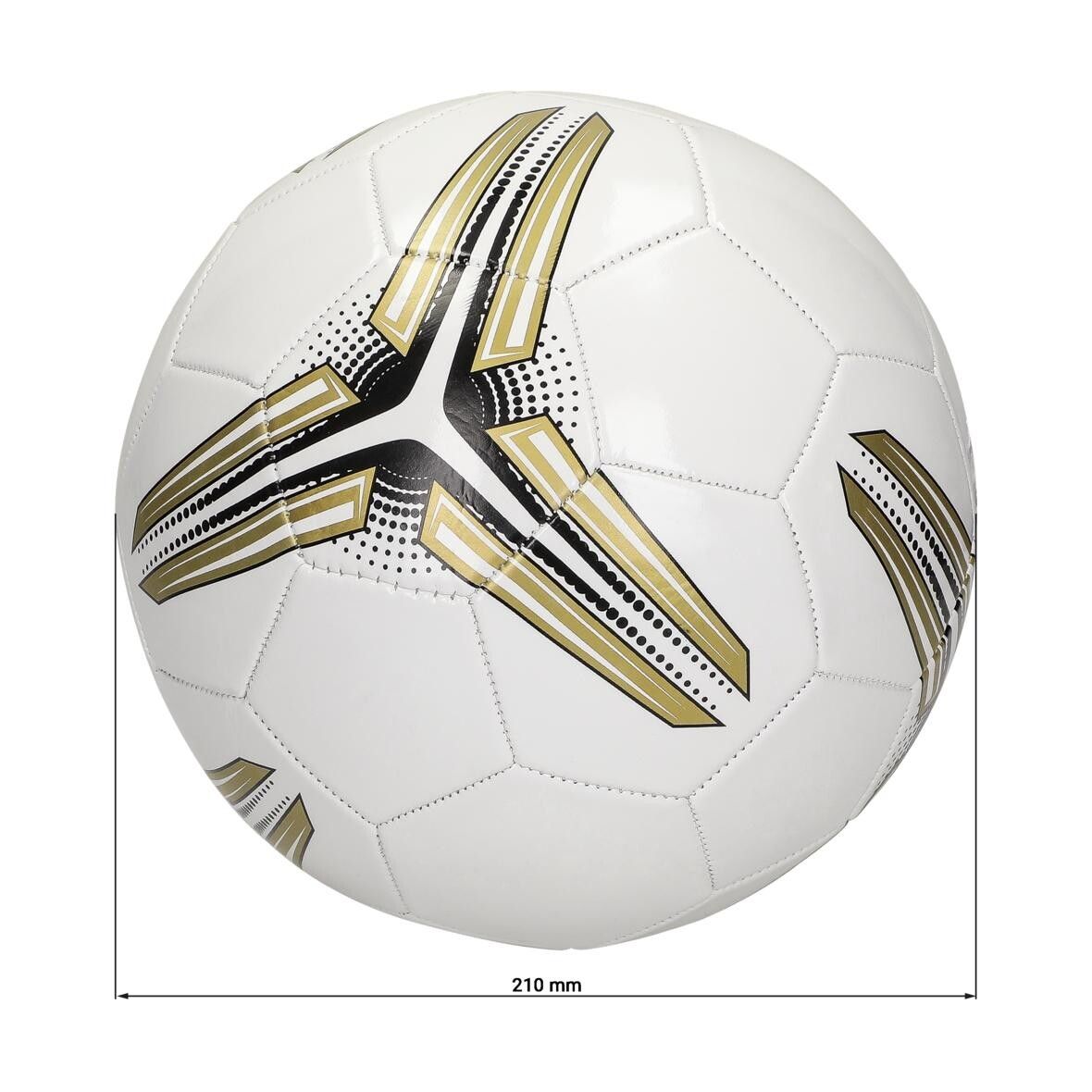 Fußball Match - weiß - gold - schwarz-780