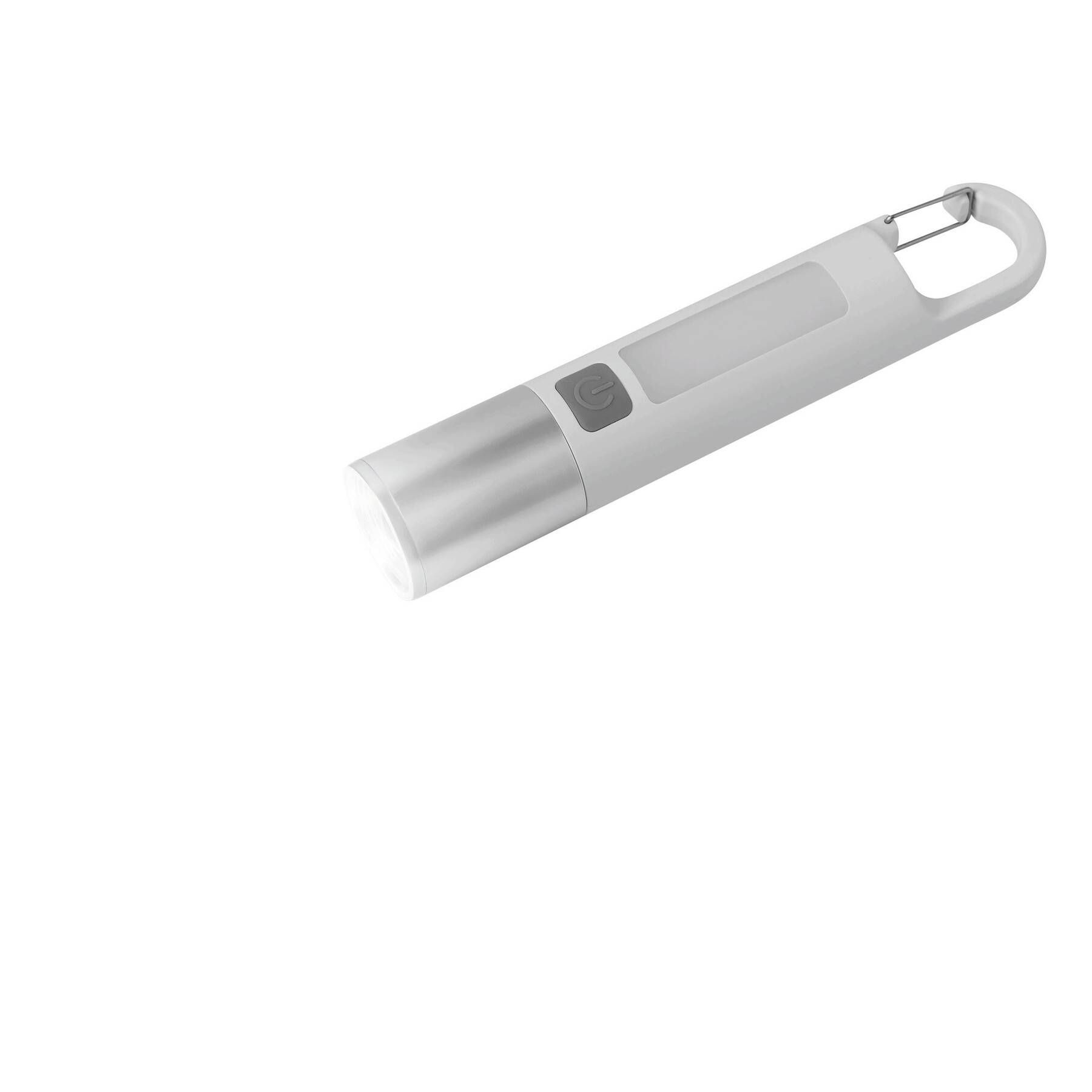 Aufladbare LED-Taschenlampe FLOODLIGHT - silber - weiß-244
