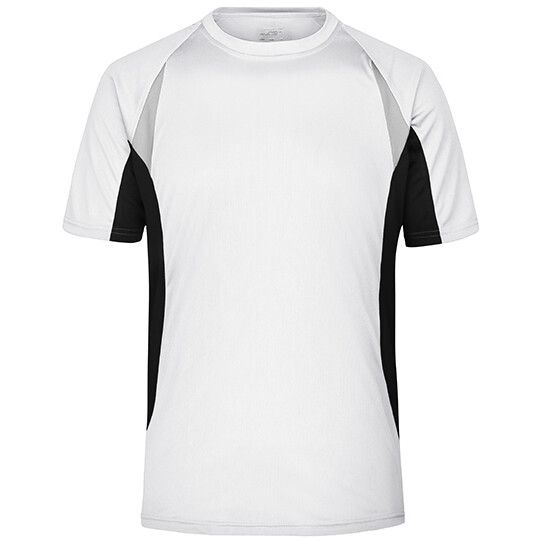 Men´s Running-T - white - black-373
