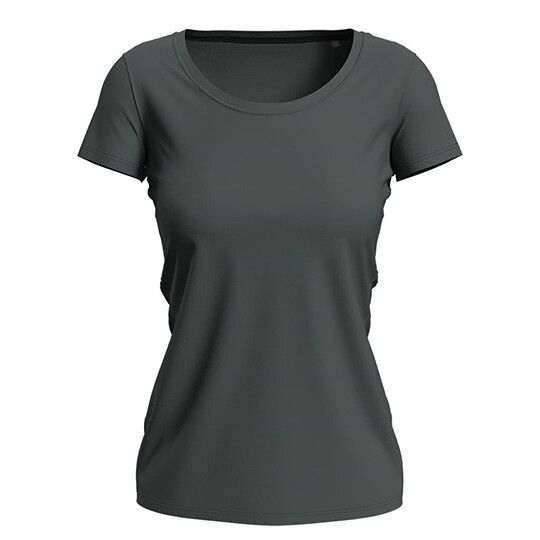 Stretch-T Women - slate grey solid-847