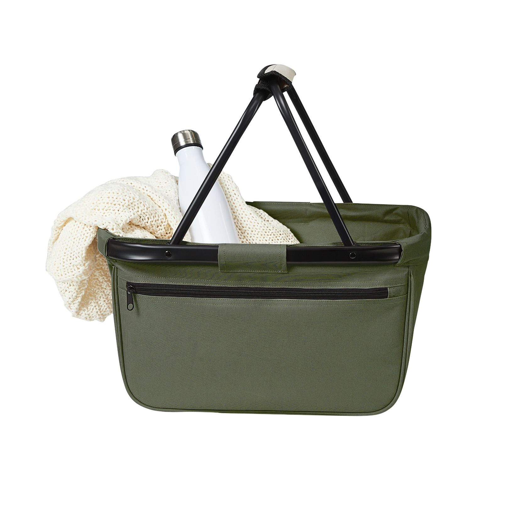Shopper BLACKBASKET - oliv-16