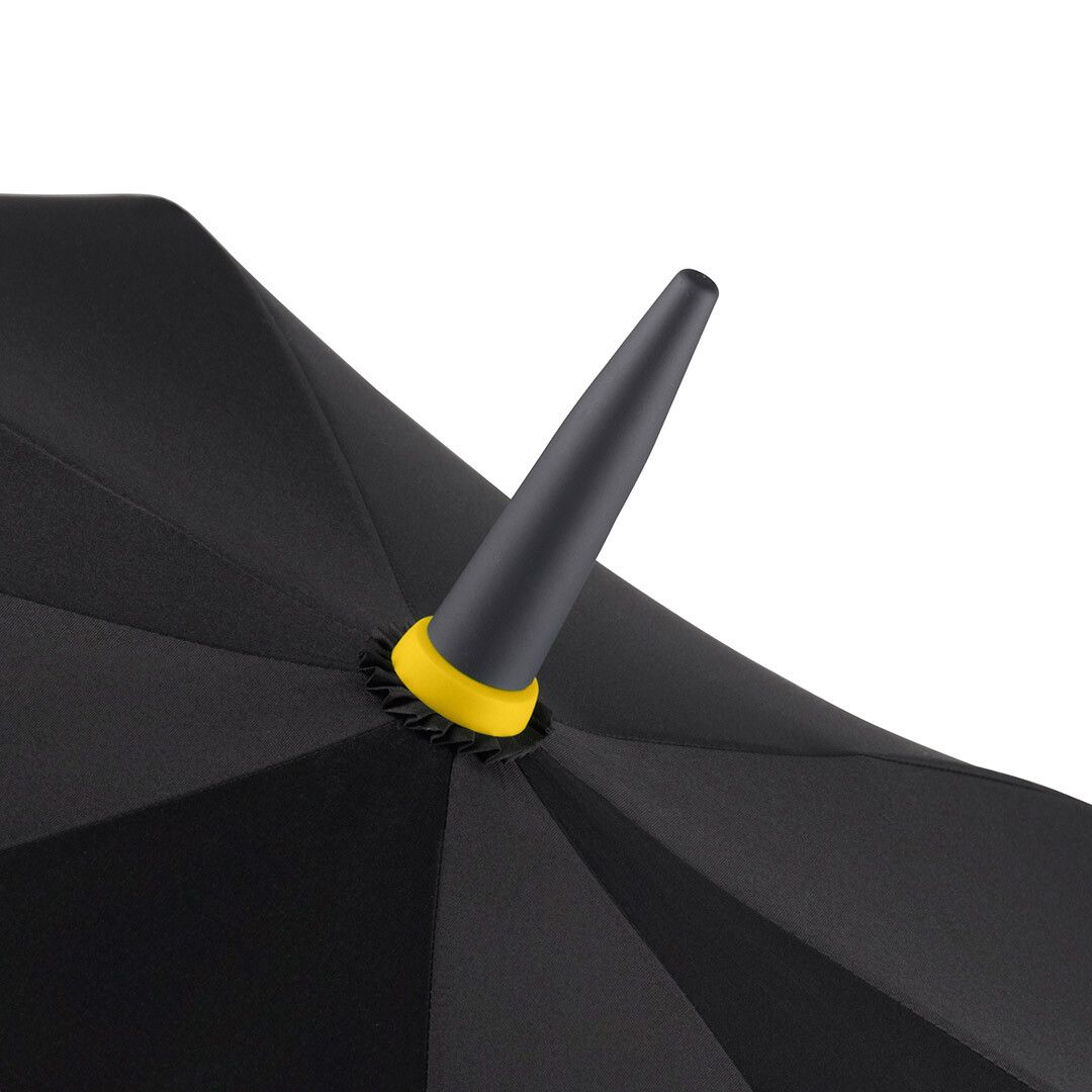 AC-Gästeschirm FARE® Style Ø130 cm - schwarz - gelb-985