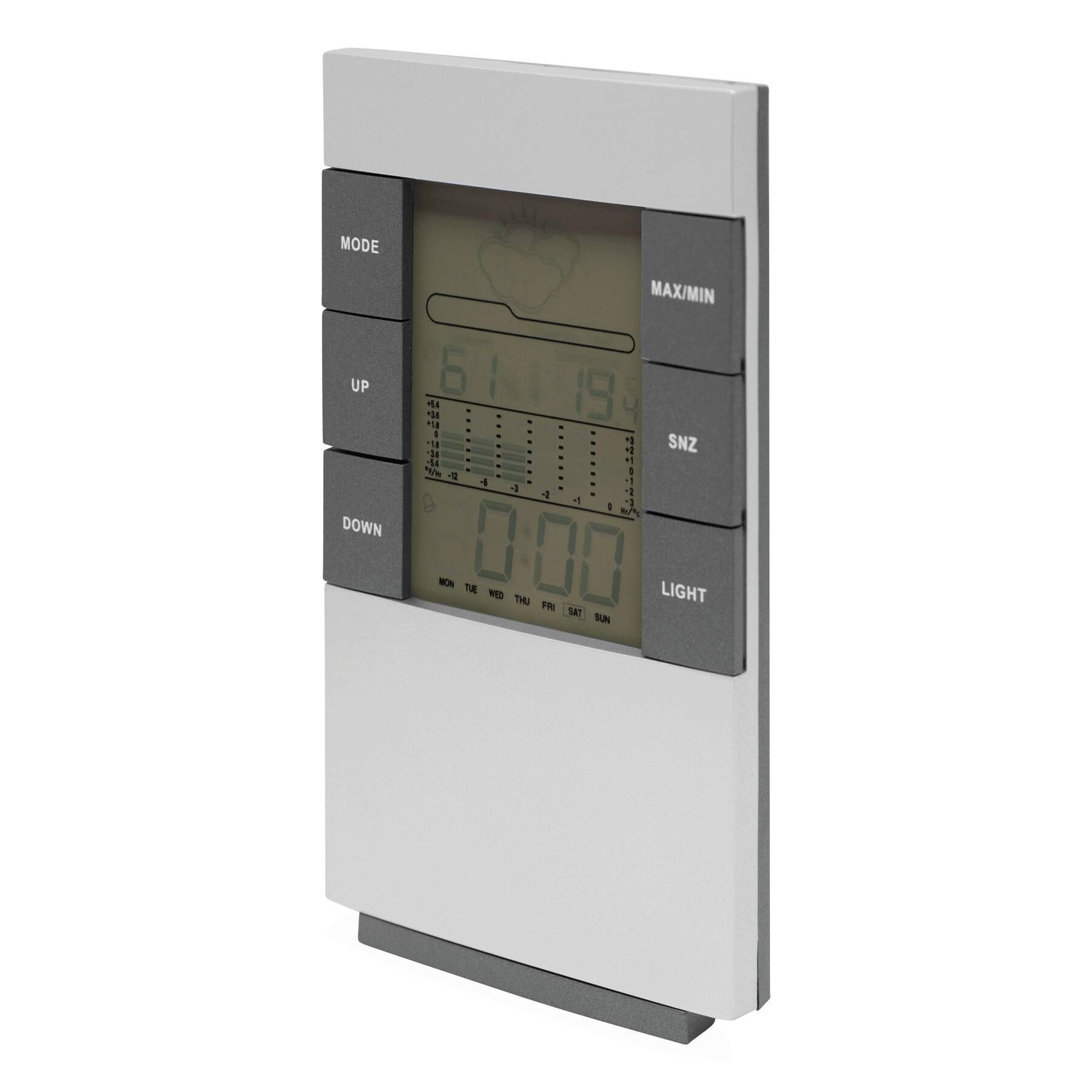 Wetterstation SUNNY TIMES - grau - silber-579