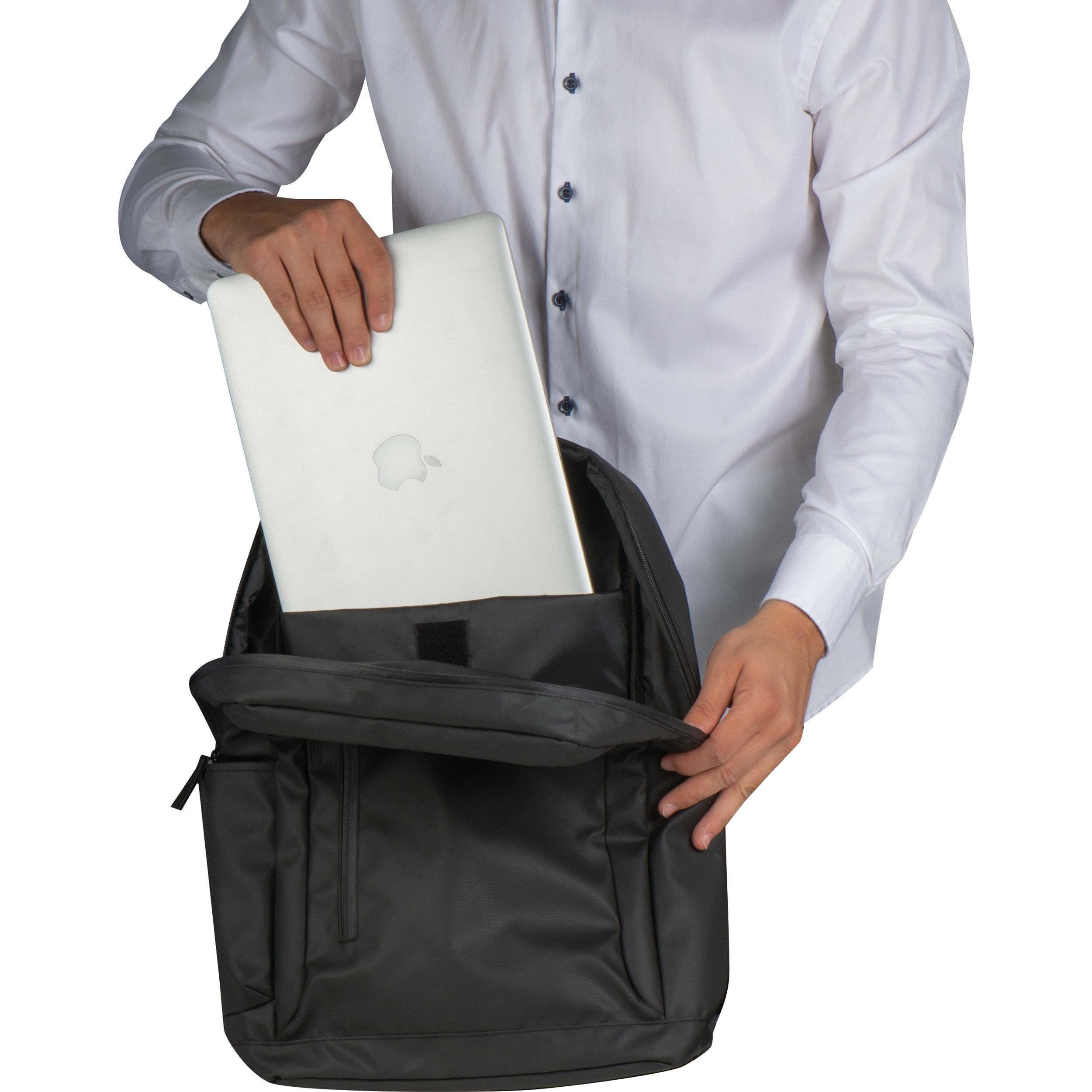 Hochwertiger, wasserfester Rucksack - schwarz-965