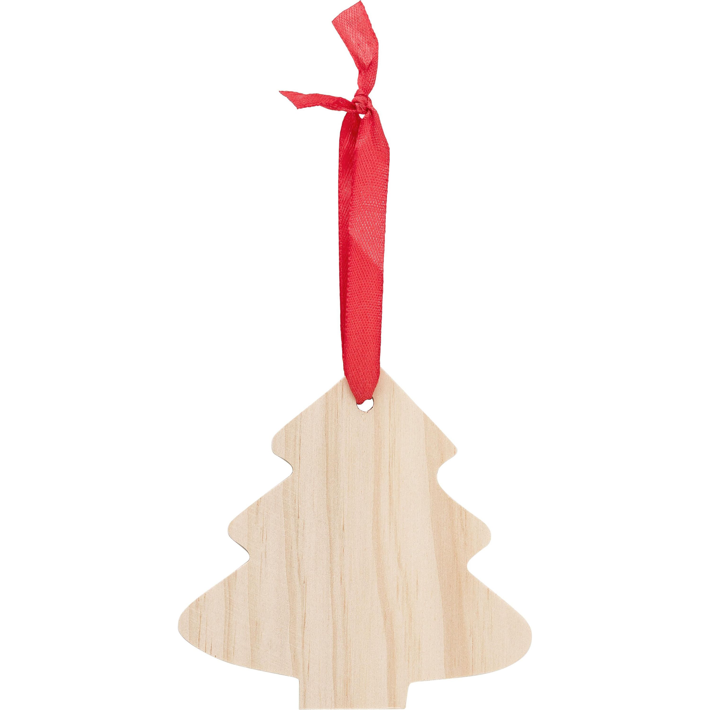 Weihnachtsbaumanhänger aus Holz Imani - braun-432