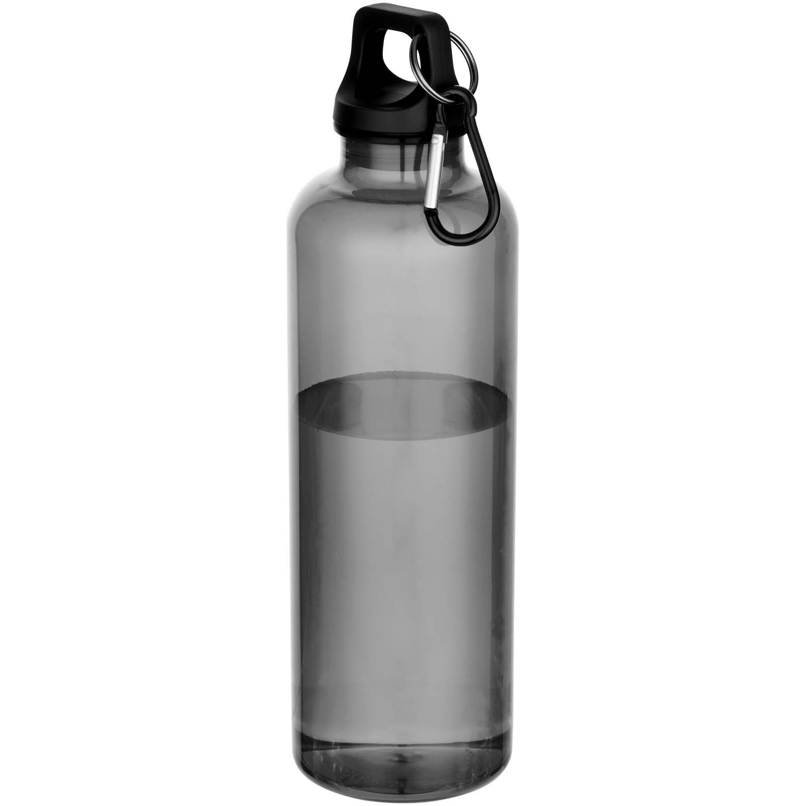 Oregon 750 ml RCS Trinkflasche aus recyceltem Kunststoff mit Karabiner - schwarz-843