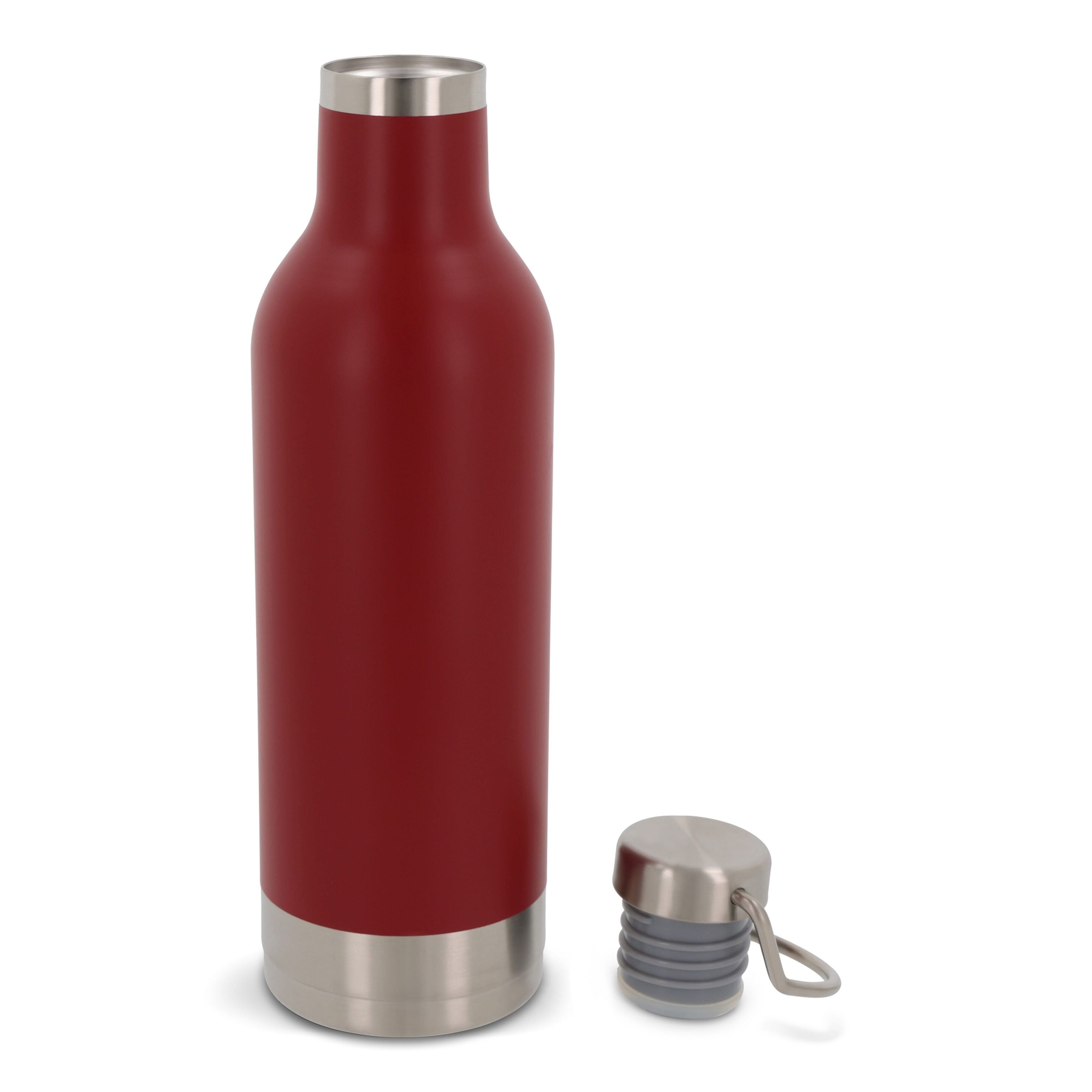 Edelstahl-Isolierflasche 400ml - rot-906