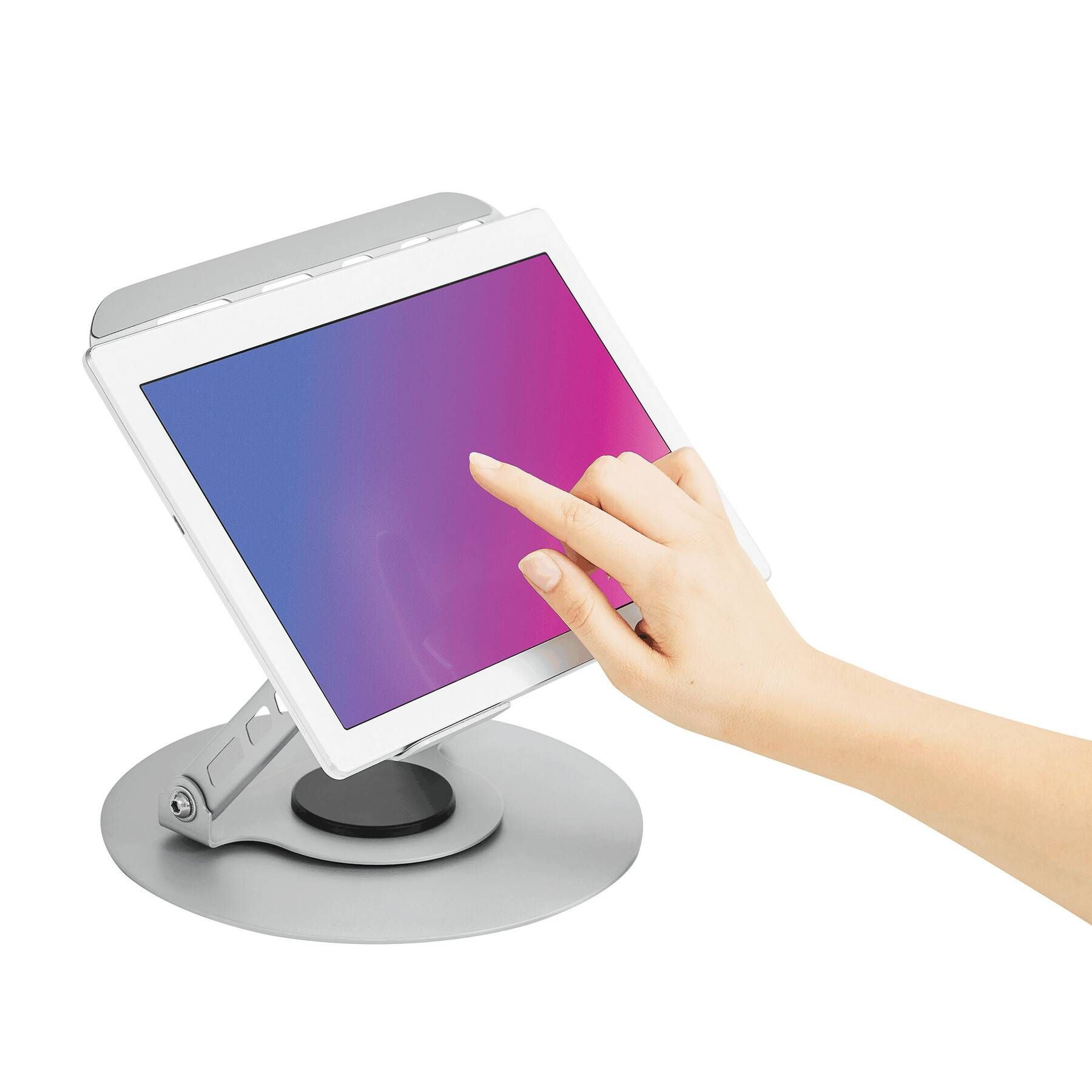 Aluminium-Tablet-Halter COUNTER MASTER - silber-469