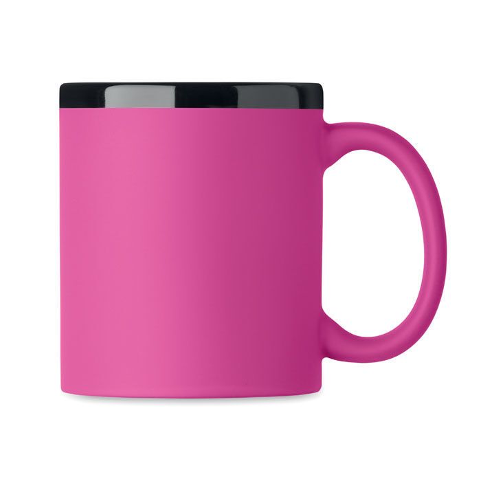 Keramikbecher für Laser 300 ml RUBY - fuchsie-123