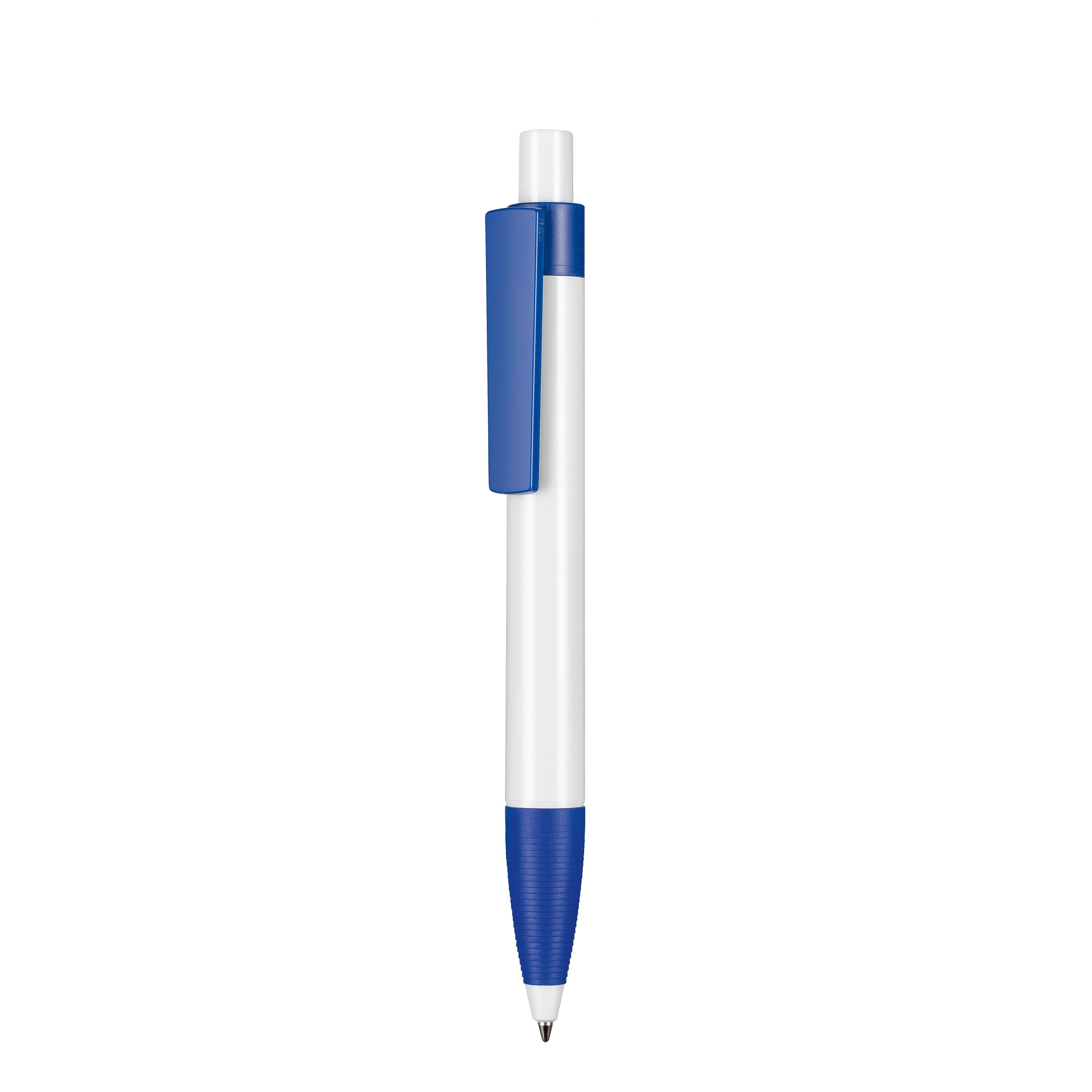 Kugelschreiber SCREEN - weiss - azur-blau-219