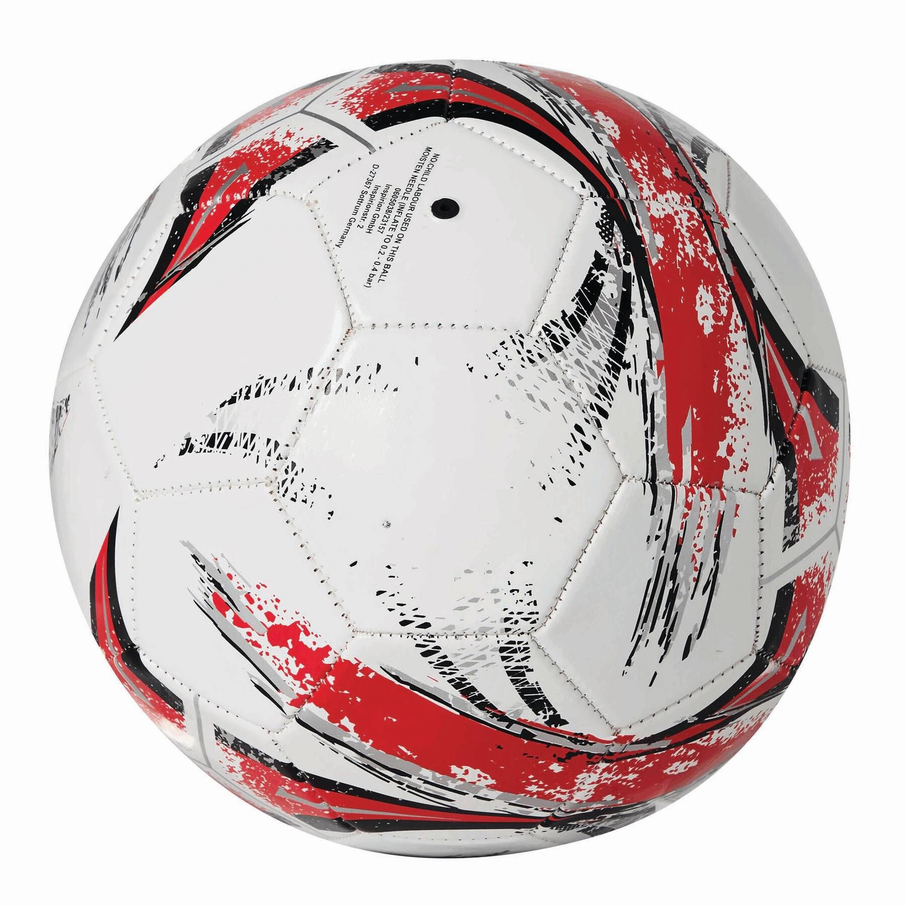 Fußball KICK AROUND - rot - weiß-554