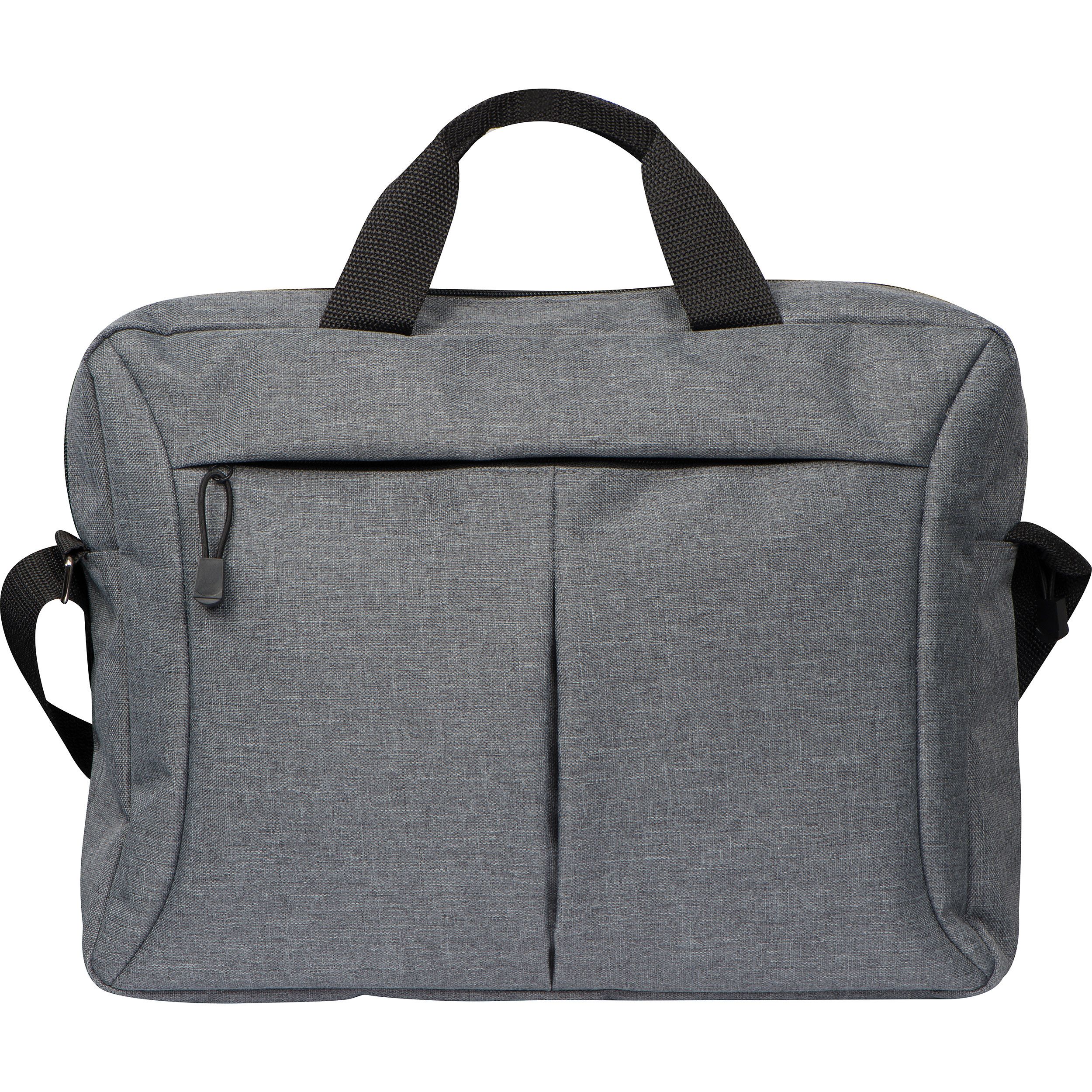 Laptoptasche aus Polyester - silbergrau-244