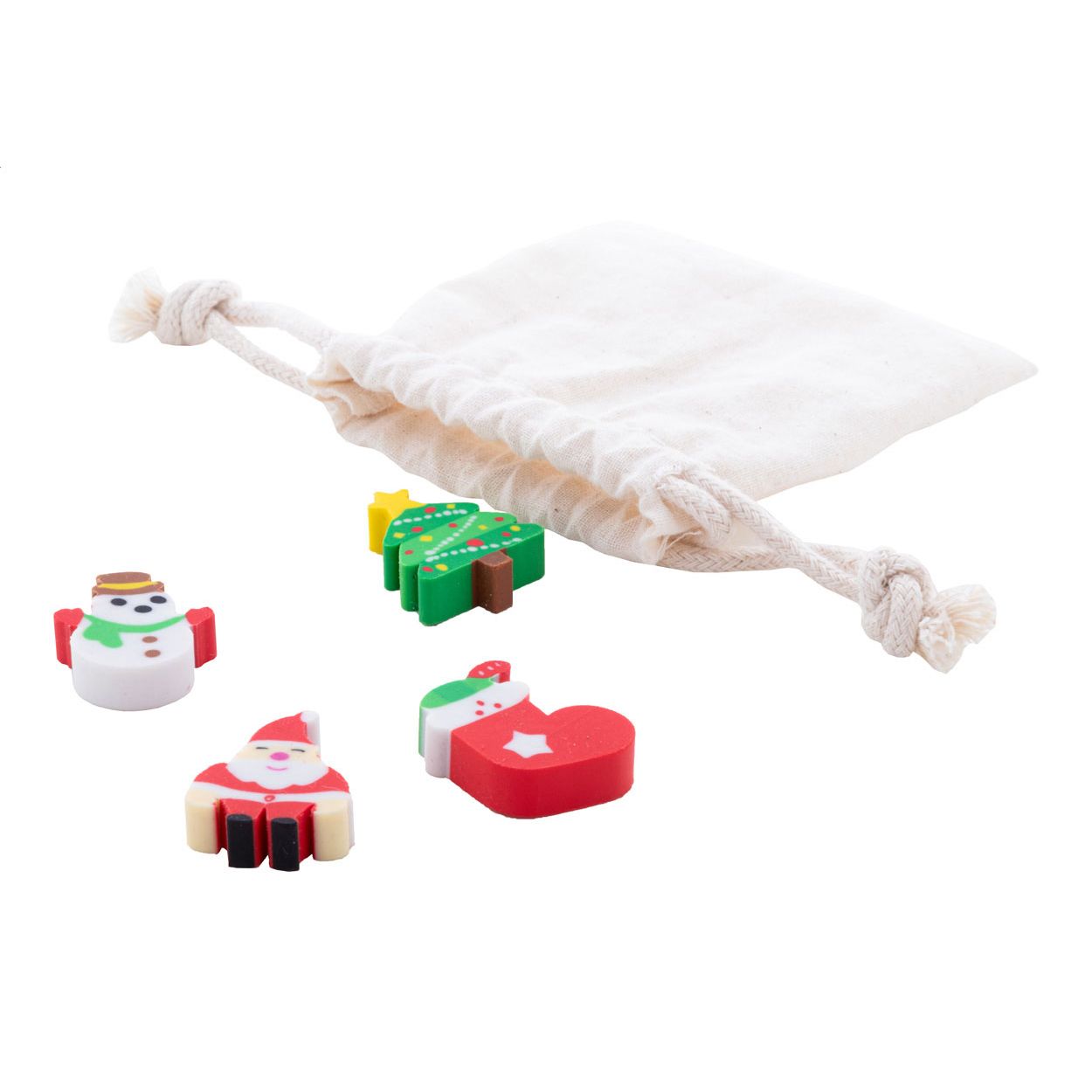Sommaroy Weihnachts-Radierer-Set - mehrfarbig-166