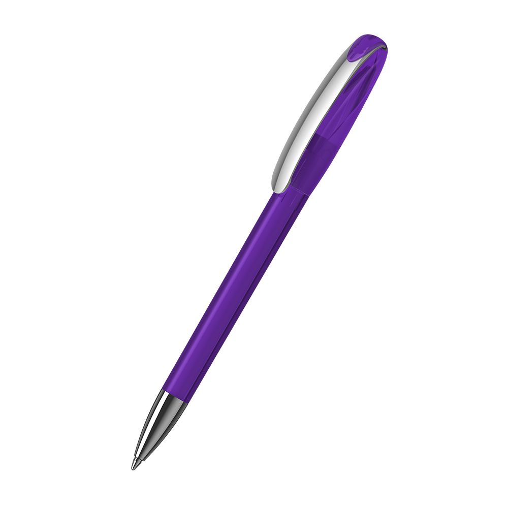 Drehkugelschreiber Boa transparent MMn - violett transparent-997