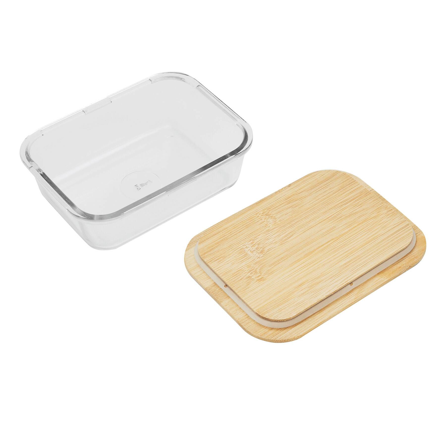 Lunchbox ROSILI L, Füllmenge ca. 1.060 ml - braun - transparent-469